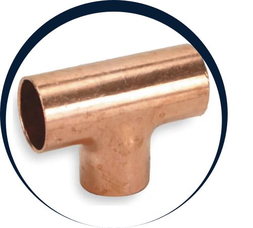 Copper Nickel Equal Tee in uae