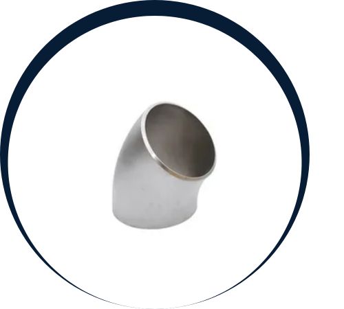 Inconel 45 Deg Long Radius Elbow in uae